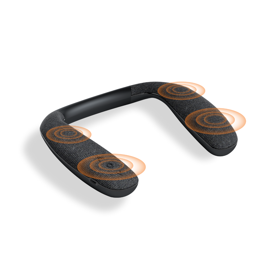 Bluetooth Wearable Neckband Speaker