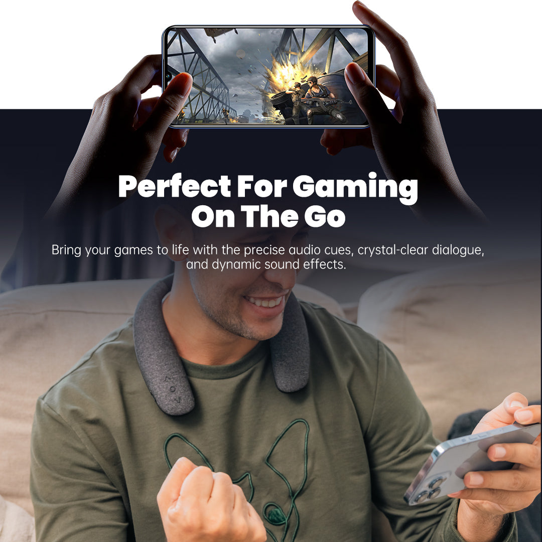 Bluetooth Wearable Neckband Speaker