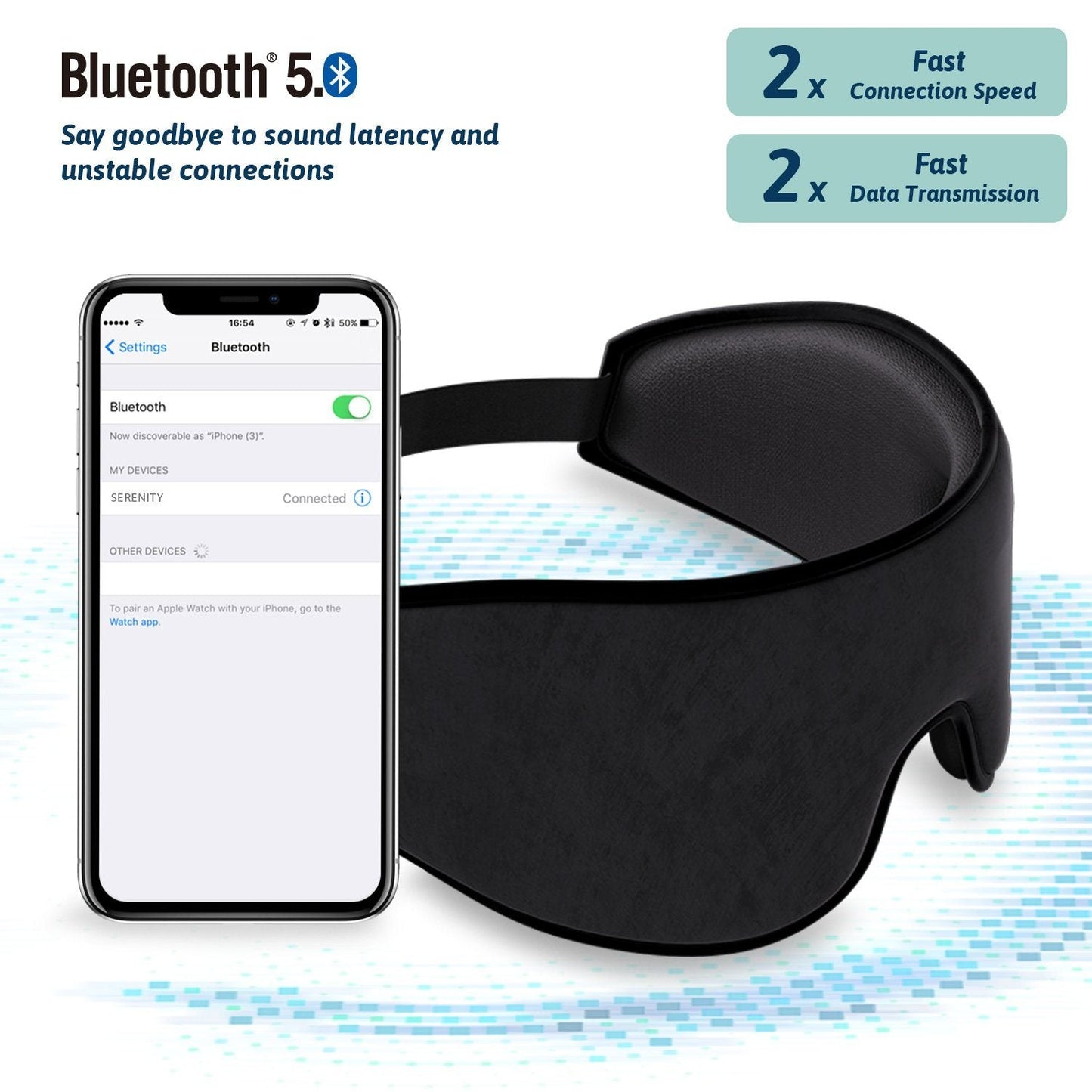 SERENITY Wireless Sleep Mask Headphones